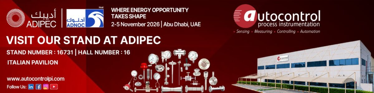 Visit Autocontrol at ADIPEC 2026 – Hall 16 Italian Pavilion, Stand 16731, Abu Dhabi